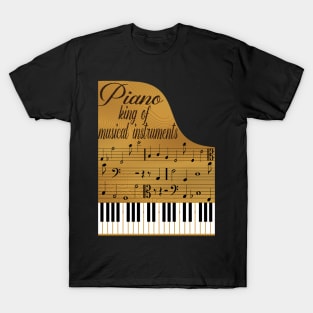 Piano music instrument T-Shirt